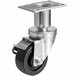 3" Adjustable Height Swivel Plate Caster with Brake Main Thumbnail 3