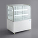Avantco BCD-36 36" Curved Glass White Dry Bakery Display Case Main Thumbnail 2