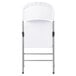 Lancaster Table & Seating (12) 72" Round Granite White Heavy-Duty Blow Molded Plastic Folding Tables with 96 White Folding Chairs Main Thumbnail 3