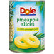 Dole 20 oz. Pineapple Slices in 100% Pineapple Juice - 12/Case Main Thumbnail 2