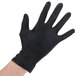 Lavex Industrial Nitrile 6 Mil Thick Heavy-Duty Powder-Free Textured Gloves - Medium Main Thumbnail 2