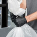 Lavex Industrial Nitrile 6 Mil Thick Heavy-Duty Powder-Free Textured Gloves - Medium Main Thumbnail 1