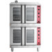 Cooking Performance Group FEC200BK Double Deck Full Size Convection Oven - 208V, 1 Phase, 22 kW Main Thumbnail 4