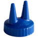 Vollrath 2200-44 Traex® Blue Twin Tip™ Standard Bottle Cap Main Thumbnail 2