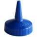 Vollrath 2813-44 Traex® Blue Single Tip Standard Bottle Cap Main Thumbnail 2