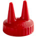 Vollrath 2200-02 Traex® Red Twin Tip™ Standard Bottle Cap Main Thumbnail 2