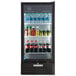 Beverage-Air MT10-1B 25" Marketeer Series Black Refrigerated Glass Door Merchandiser with LED Lighting Main Thumbnail 7