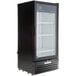 Beverage-Air MT10-1B 25" Marketeer Series Black Refrigerated Glass Door Merchandiser with LED Lighting Main Thumbnail 2