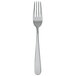 Walco 0805FS Star 7 1/2" 18/10 Stainless Steel Extra Heavy Weight Dinner Fork with Fieldstone Finish - 12/Case Main Thumbnail 1