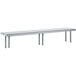 Advance Tabco OTS-15-120 15" x 120" Table Mounted Single Deck Stainless Steel Shelving Unit Main Thumbnail 1