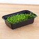 Pactiv Newspring NC-838-B 24 oz. Black 5" x 7 1/4" x 2" VERSAtainer Rectangular Microwavable Container with Lid - 150/Case Main Thumbnail 11