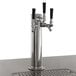 Avantco UDD-2-HC Triple Tap Kegerator Beer Dispenser - Black, (2) 1/2 Keg Capacity Main Thumbnail 6