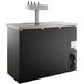 Avantco UDD-48-HC Four Tap Kegerator Beer Dispenser - Black, (2) 1/2 Keg Capacity Main Thumbnail 3
