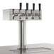 Avantco UDD-48-HC Four Tap Kegerator Beer Dispenser - Black, (2) 1/2 Keg Capacity Main Thumbnail 6