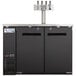 Avantco UDD-48-HC Four Tap Kegerator Beer Dispenser - Black, (2) 1/2 Keg Capacity Main Thumbnail 5