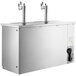 Avantco UDD-60-HC-S (2) Triple Tap Kegerator Beer Dispenser - Stainless Steel, (2) 1/2 Keg Capacity Main Thumbnail 3