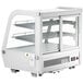Avantco BCC-28-HC 27 1/2" White Refrigerated Countertop Bakery Display Case with LED Lighting Main Thumbnail 3