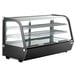 Avantco BCC-48-HC 48" Black Refrigerated Countertop Bakery Display Case with LED Lighting Main Thumbnail 2