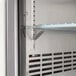 Avantco UBB-378-G-HC 79" Black Counter Height Glass Door Back Bar Refrigerator with LED Lighting Main Thumbnail 6