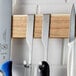 Mercer M30740 Single Hooks For Magnetic Knife / Utensil Bar   - 2/Pack Main Thumbnail 1