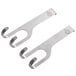 Mercer M30741 Double Hooks For Magnetic Knife / Utensil Bar   - 2/Pack Main Thumbnail 2
