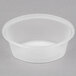 Pactiv Newspring E1002 ELLIPSO 2 oz. Clear Oval Plastic Souffle / Portion Cup - 1000/Case Main Thumbnail 2