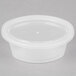 Pactiv Newspring E1002 ELLIPSO 2 oz. Clear Oval Plastic Souffle / Portion Cup - 1000/Case Main Thumbnail 8