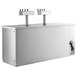 Avantco Stainless Steel Kegerator / Beer Dispenser with 2 Quadruple Tap Towers - (4) 1/2 Keg Capacity Main Thumbnail 3