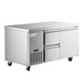 Avantco SS-UD-260RD 60" Stainless Steel Extra Deep Undercounter Refrigerator with 2 Left Drawers and 1 Door Main Thumbnail 2