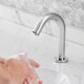 Waterloo Deck-Mounted Chrome Hands-Free Sensor Faucet with 7 1/8" Gooseneck Spout and Concealed Sensor Main Thumbnail 1