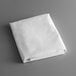 Intedge 72" x 72" Square White Hemmed 50/50 Poly Cotton Blend Tablecloth Main Thumbnail 3