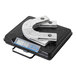 Brecknell GP250 250 lb. Black Portable Electric Utility Bench Scale with 12" x 10" Platform Main Thumbnail 1