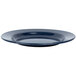 Crow Canyon Home K20NVY Stinson 10 1/4" Navy Speckle Wide Rim Enamelware Plate Main Thumbnail 2