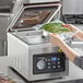 VacPak-It Ultima UVMC10 Programmable Chamber Vacuum Packing Machine with 10 1/4" Seal Bar, Oil Pump, and 10 Programmable Options - 120V, 1000W Main Thumbnail 1