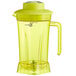 AvaMix BLJAR64PY 64 oz. Yellow Tritan Plastic Jar with Blade and Lid for BX and BL Series Blenders Main Thumbnail 2
