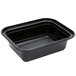 Pactiv Newspring NC-818-B 12 oz. Black 4 1/2" x 5 1/2" x 1 3/4" VERSAtainer Rectangular Microwavable Container with Lid - 150/Case Main Thumbnail 10