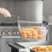 Pitco P6072143 Equivalent 13 1/4" x 13 1/2" x 5 3/4" Full Size Fryer Basket with Front Hook Main Thumbnail 1
