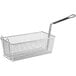Pitco P6072184 Equivalent 17 1/4" x 8 1/2" x 5 3/4" Twin Fryer Basket with Front Hook Main Thumbnail 2