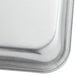 Baker's Mark Heavy-Duty Quarter Size 16 Gauge 9" x 13" Open Bead Rim Aluminum Bun / Sheet Pan Main Thumbnail 4