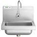 Regency 17" x 15" Wall Mounted Hand Sink with Waterloo Hands-Free Sensor Faucet Main Thumbnail 4