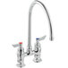 Waterloo FD410G Deck-Mounted Faucet with 4" Centers and 10" Swivel Gooseneck Spout Main Thumbnail 3