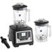 AvaMix BX1100P2J 3 1/2 hp Commercial Blender with 8-Speed Programmable Touchpad Control, Timer and Two 48 oz. Tritan Plastic Jars Main Thumbnail 2