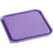 Carlisle 1197189 Purple Allergen-Free Polypropylene Lid for 6 and 8 Qt. Square Containers Main Thumbnail 3