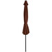 Lancaster Table & Seating 11' Terracotta Crank Lift Umbrella with 1 1/2" Steel Pole Main Thumbnail 3