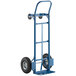 Lavex Industrial Blue 2-in-1 500 lb. Convertible Hand Truck With 10" Pneumatic Wheels Main Thumbnail 3
