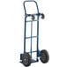 Lavex Industrial Blue 2-in-1 500 lb. Convertible Hand Truck With 10" Solid Rubber Wheels Main Thumbnail 3