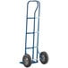 Lavex Industrial Blue 600 lb. Hand Truck With 10" Solid Rubber Wheels Main Thumbnail 3