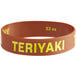 Choice "Teriyaki" Silicone Squeeze Bottle Label Band for 32 oz. Standard & Wide Mouth Bottles Main Thumbnail 3