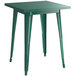 Lancaster Table & Seating Alloy Series 24" x 24" Emerald Dining Height Outdoor Table Main Thumbnail 1