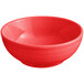Acopa Capri 19 oz. Passion Fruit Red Stoneware Bistro Bowl - 12/Case Main Thumbnail 2